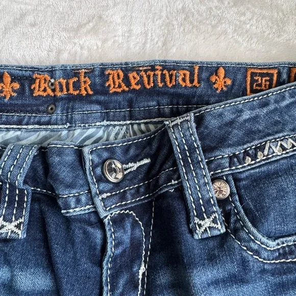 Rock Revival Dark Blue jeans - Picture 4 of 9